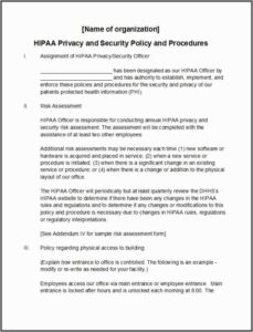 Information Security Policy Templates