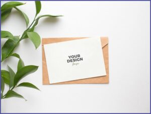 Invitation Card Mockup Free Psd