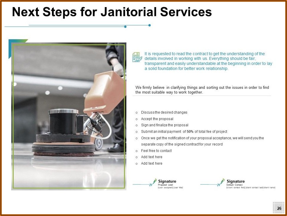 Janitorial Services Proposal Template