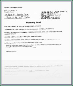 Joint Tenancy Deed Form