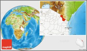 Kilimanjaro Mountain Location Map