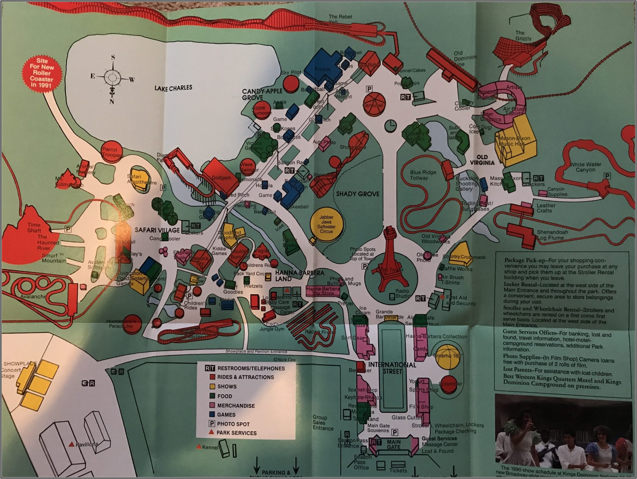 Kings Dominion Doswell Va Map
