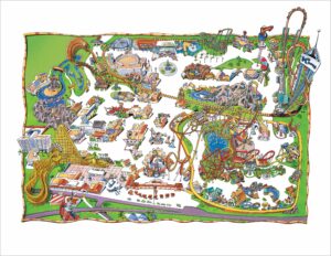 Knott's Berry Farm Map 1999