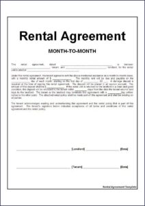 Landlord Rental Agreement Form