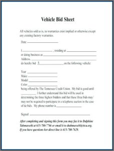 Lawn Maintenance Bid Proposal Templates