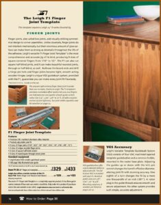 Leigh F1 Finger Joint Template