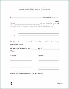 Limited Power Of Attorney Form Alberta