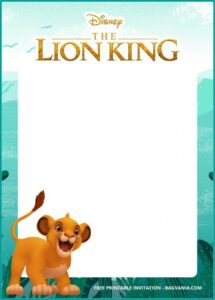 Lion King Birthday Invitations Online