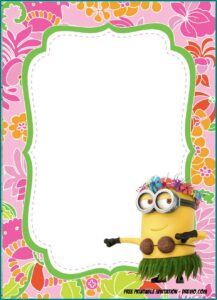 Luau Invitation Template Free