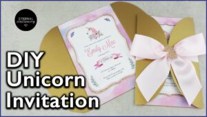 Making Simple Birthday Invitation