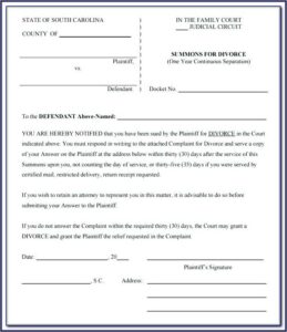 Massachusetts Divorce Forms Separation Agreement