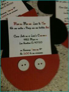 Mickey Mouse 2nd Birthday Invitations Etsy