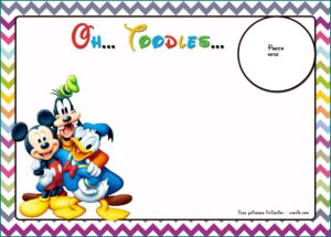 Mickey Mouse Birthday Invitations Free