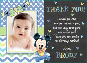 Mickey Mouse Birthday Invitations Online