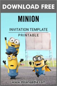 Minion Birthday Invite Template Free