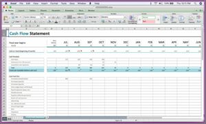 Monthly Cash Flow Template Excel Free Download