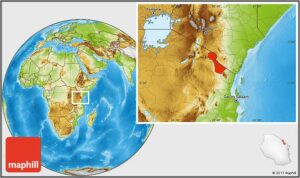 Mt Kilimanjaro Location On World Map