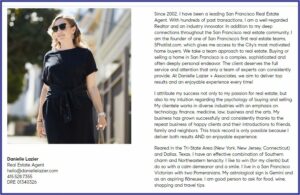 New Real Estate Agent Biography Sample