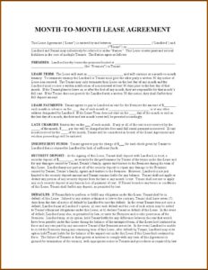 Office Lease Agreement Template Free