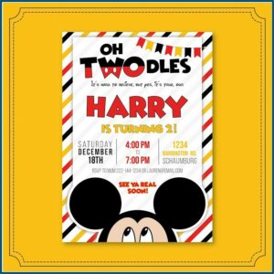 Oh Twodles Online Invitation