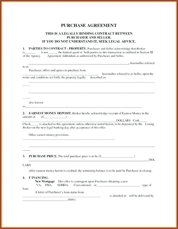 Pa Real Estate Sales Agreement Form