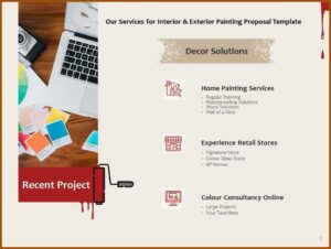 Painting Proposal Template Sample