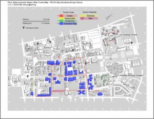 Penn State Main Campus Dorm Map