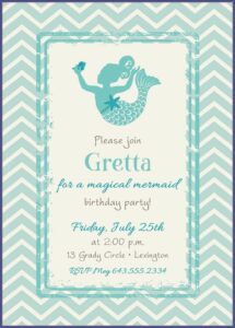 Pirate And Mermaid Free Printable Invitations