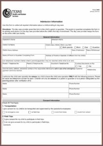 Pneumococcal Vaccine Consent Form