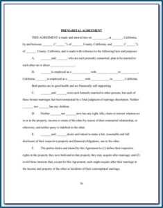 Prenuptial Agreement Sample Form Philippines