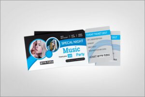Printable Concert Ticket Template