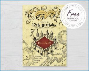 Printable Harry Potter Baby Shower Invitations