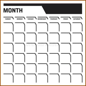 Printable Monthly Work Schedule Templates Free