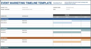 Project Management Spreadsheet Template Google Docs