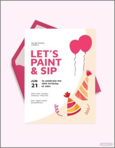 Publisher Templates For Birthday Invitations