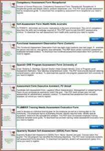 Receptionist Self Evaluation Form Pdf