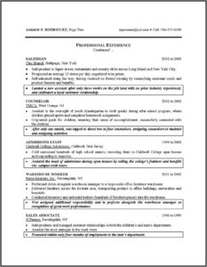 Resumes For Recent College Graduates Sample