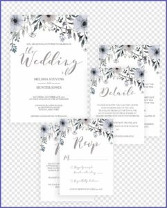 Rsvp Wedding Template