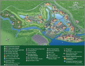 Saratoga Springs Disney Building Map