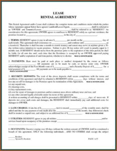 Simple Commercial Lease Agreement Ontario
