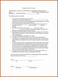 Simple Commercial Lease Form