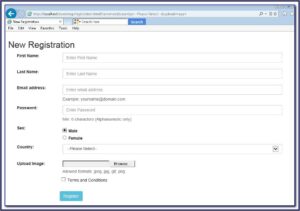 Simple Registration Form Template Html Css Free Download