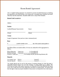 Simple Residential Lease Agreement Template South Africa Pdf