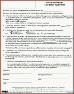 Simple Residential Tenancy Agreement Form