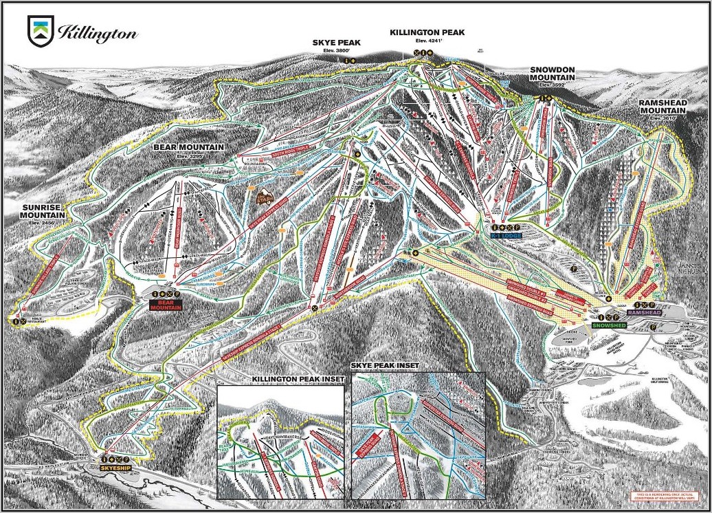 Snowmass Ski Resort Trail Map