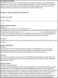 Social Club Bylaws Sample
