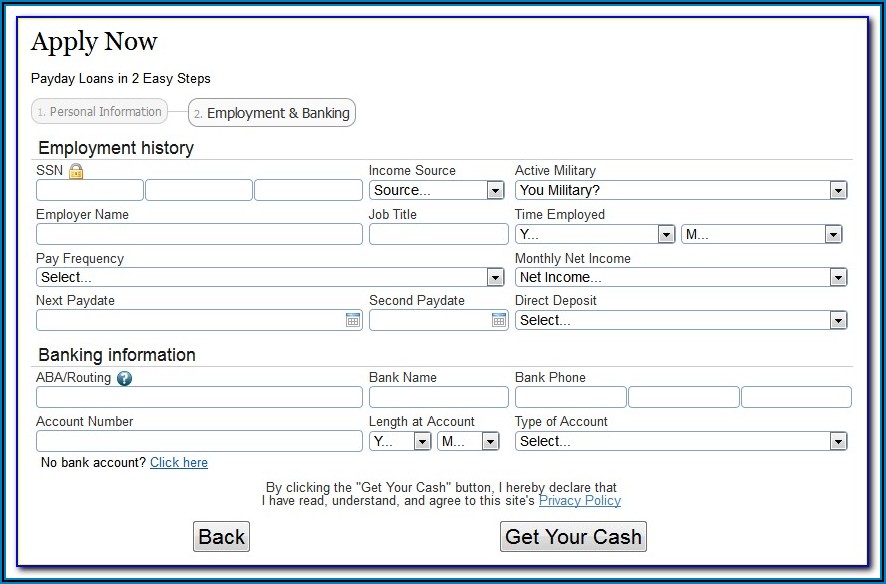 Social Security System Loan Application Form