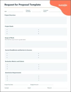 Software Rfp Response Template