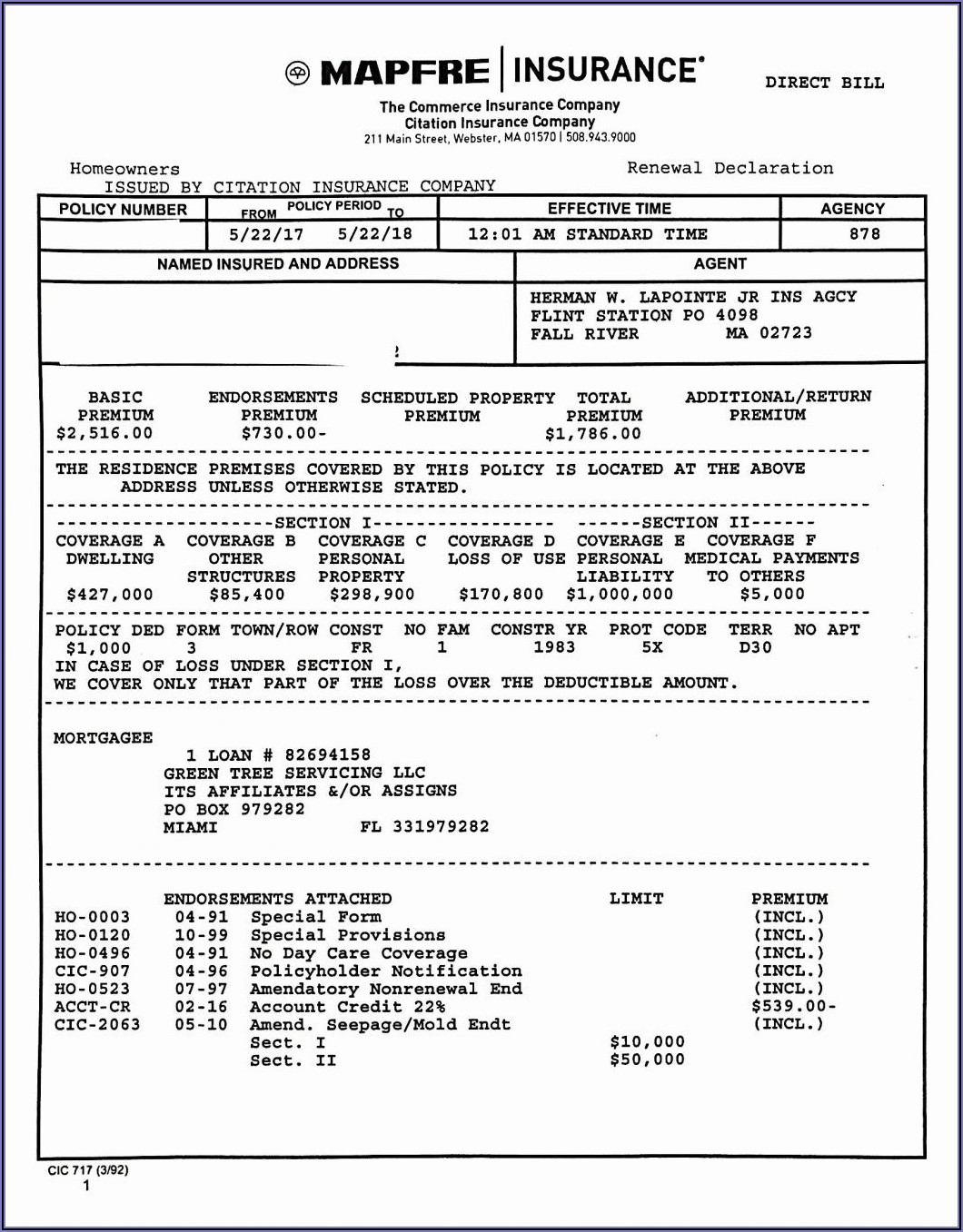 Sr22 Insurance Form