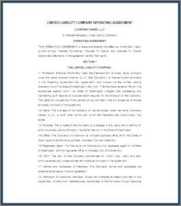 Startup Investor Contract Template